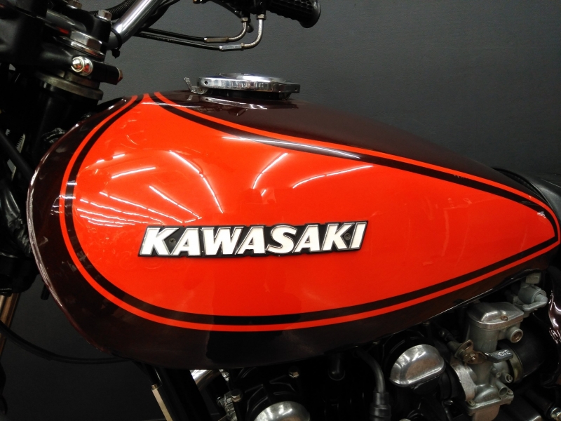 カワサキ Z1A 火の玉 ブラックエンジン 4本出し 8