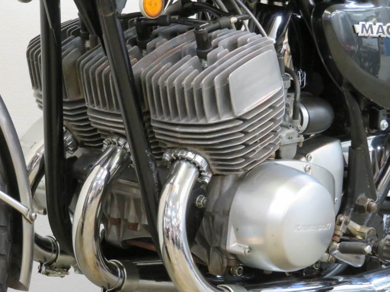 カワサキ 500SS マッハⅢピーコックグレー 6