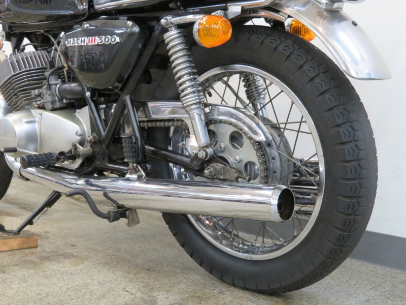 カワサキ 500SS マッハⅢピーコックグレー 3