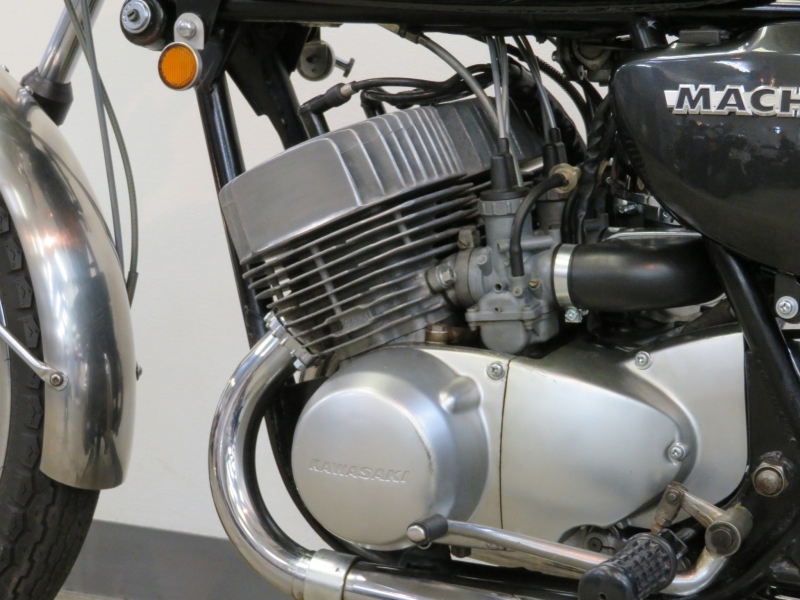 カワサキ 500SS マッハⅢピーコックグレー 5