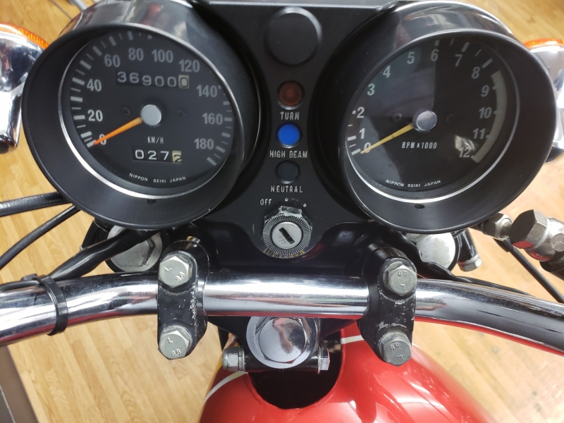 カワサキ KH250 爆竹タイプ3本チャンバー キャンディーレッドNEWペイント 21