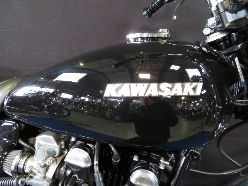 カワサキ KZ900 70Sブラックカスタム 集合 絞りハン 6