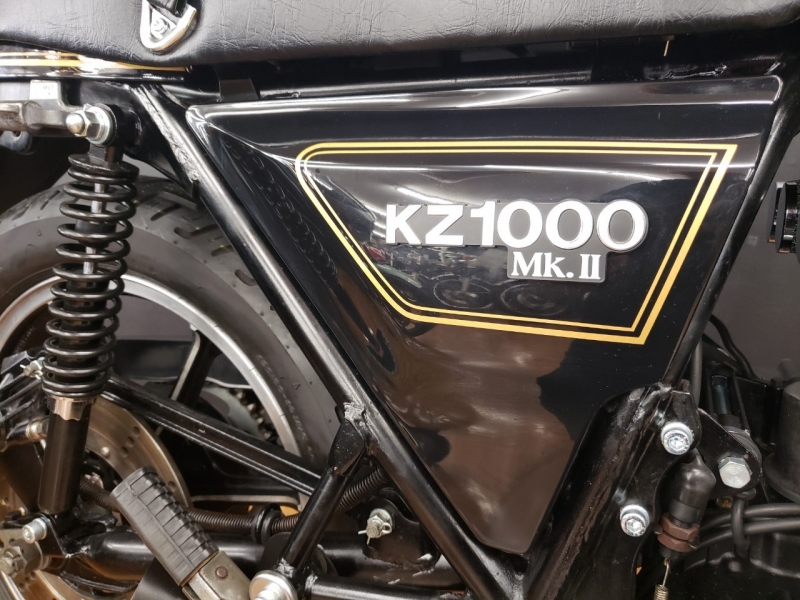 カワサキ KZ1000MK-ll リンカーン限定黒/金外装!北米仕様加速ポンプ付き! 13