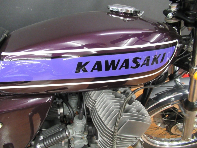 カワサキ 750SS 最終型H2C 新品K2テックチャンバー装着 NEWペイント! 25