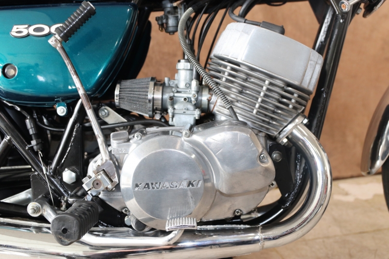 カワサキ 500SS(H1F) 東京本店 CANDY SKY BLUE 6
