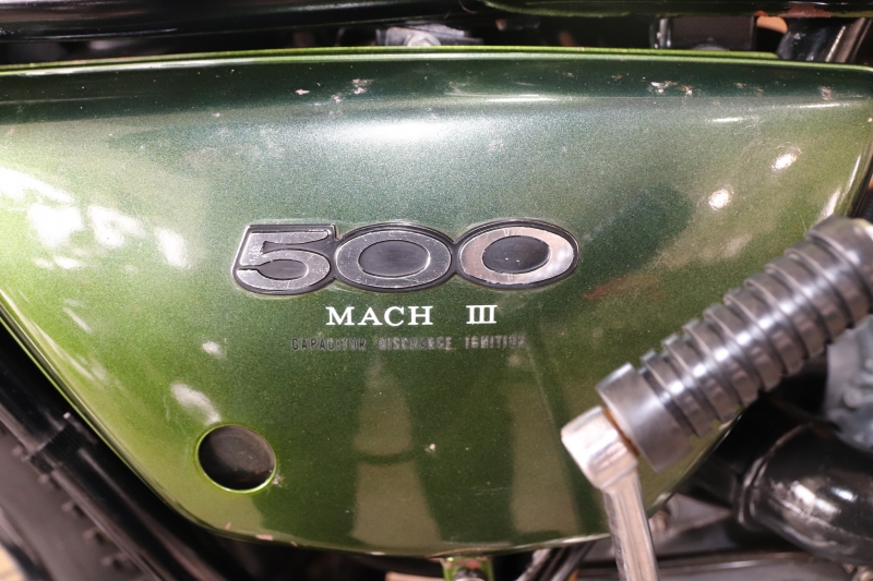 カワサキ 500SS(H1D) 東京本社 オリジナルペイントCANDY GREEN 4