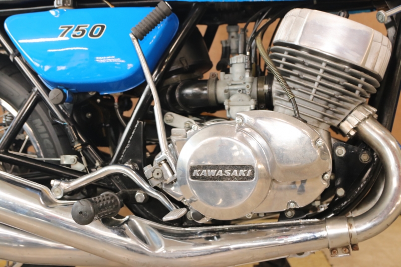 カワサキ 750SS(H2) 東京本社 青虹ノーマル車 6