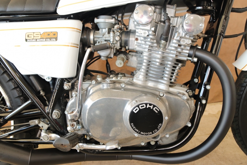 スズキ GS400 東京本社 PEARLWHITE E2カスタム 6