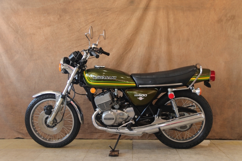 カワサキ KH400 東京本社 北米限定OLIVE ノーマル車 12