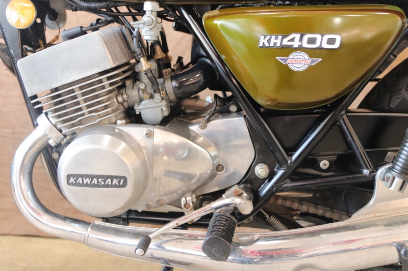 カワサキ KH400 東京本社 北米限定OLIVE ノーマル車 17