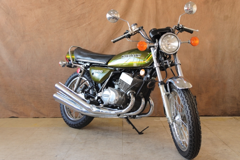 カワサキ KH400 東京本社 北米限定OLIVE ノーマル車 10