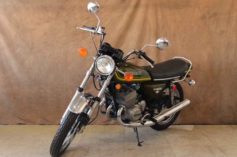 カワサキ KH400 東京本社 北米限定OLIVE ノーマル車 11
