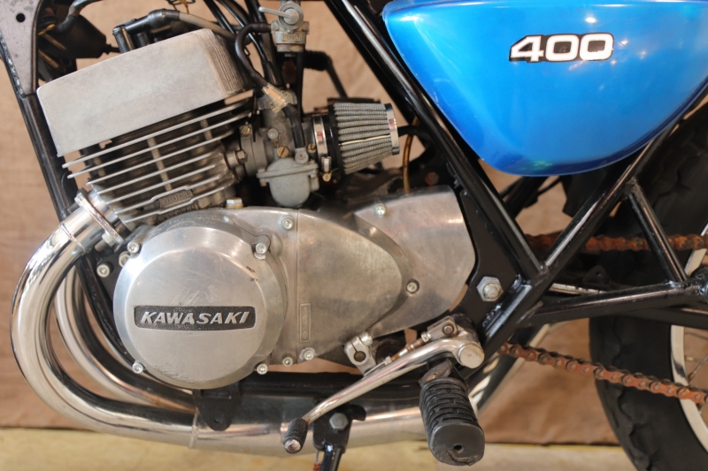 カワサキ 400SS 東京本社 青刀 集合チャンバー 16