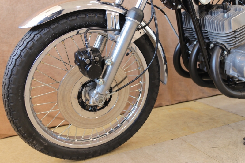 カワサキ KH250 東京本社 76年式B1型 ライムグリーンのケッチ 16