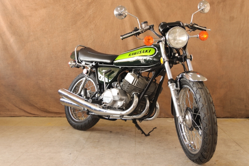 カワサキ 500SS(H1E) 東京本社 キャンディーグリーン 10