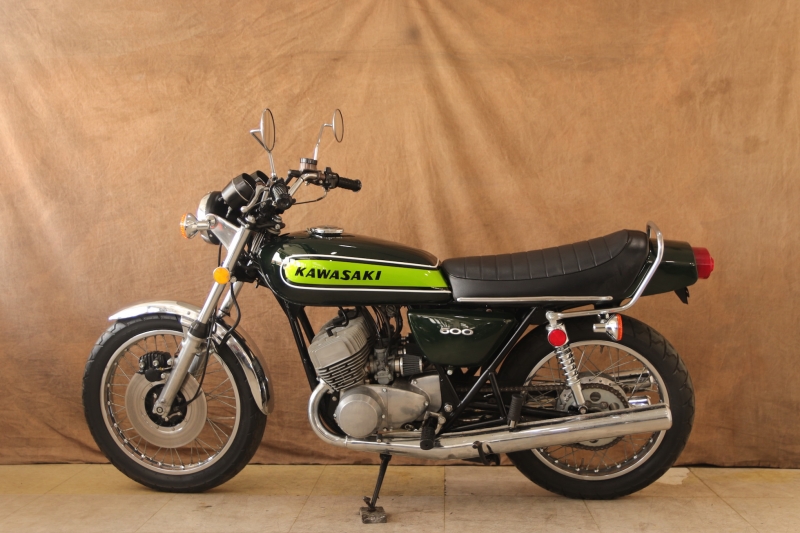 カワサキ 500SS(H1E) 東京本社 キャンディーグリーン 12