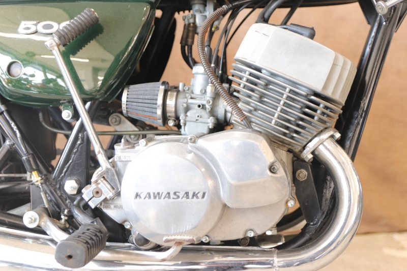 カワサキ 500SS(H1E) 東京本社 キャンディーグリーン 7