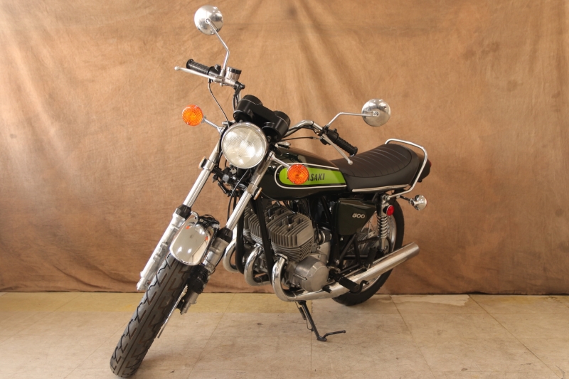 カワサキ 500SS(H1E) 東京本社 キャンディーグリーン 11