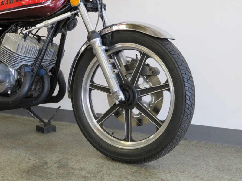 カワサキ 500SS(H1E) LESTERキャスト+ブレーキ改 4