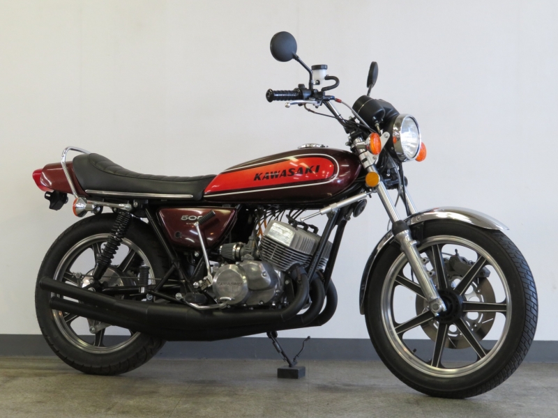 カワサキ 500SS(H1E) LESTERキャスト+ブレーキ改 2