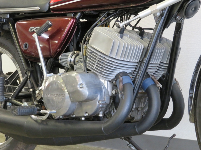 カワサキ 500SS(H1E) LESTERキャスト+ブレーキ改 5