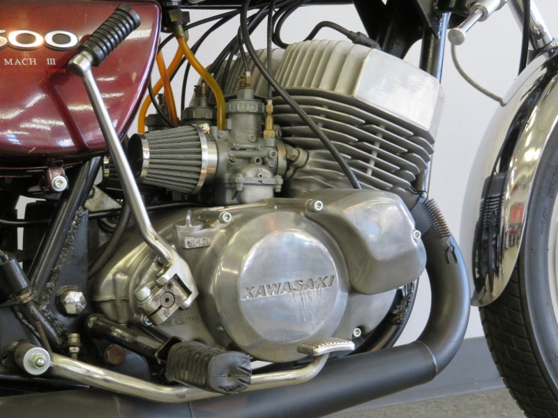 カワサキ 500SS(H1E) LESTERキャスト+ブレーキ改 6