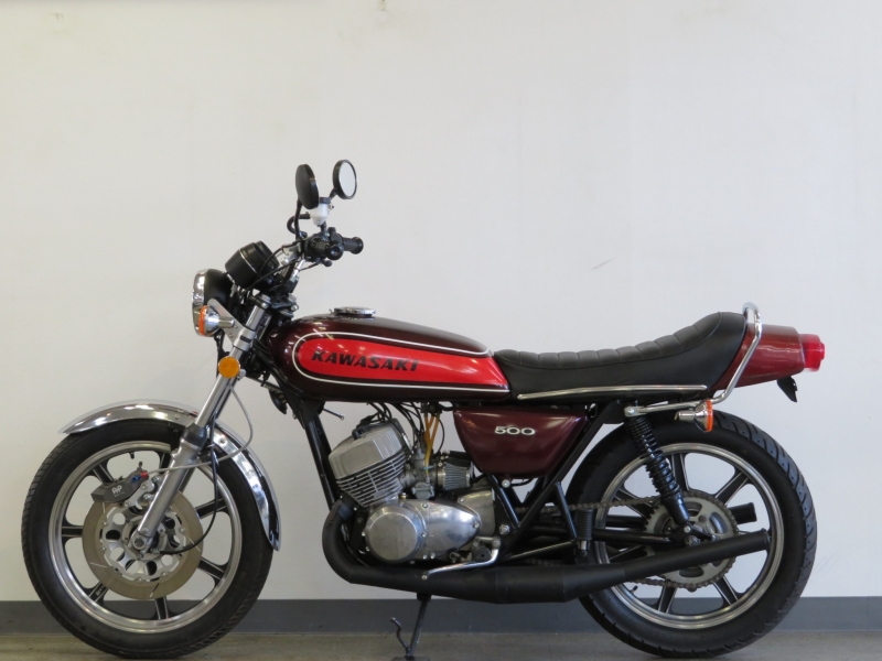 カワサキ 500SS(H1E) LESTERキャスト+ブレーキ改 11