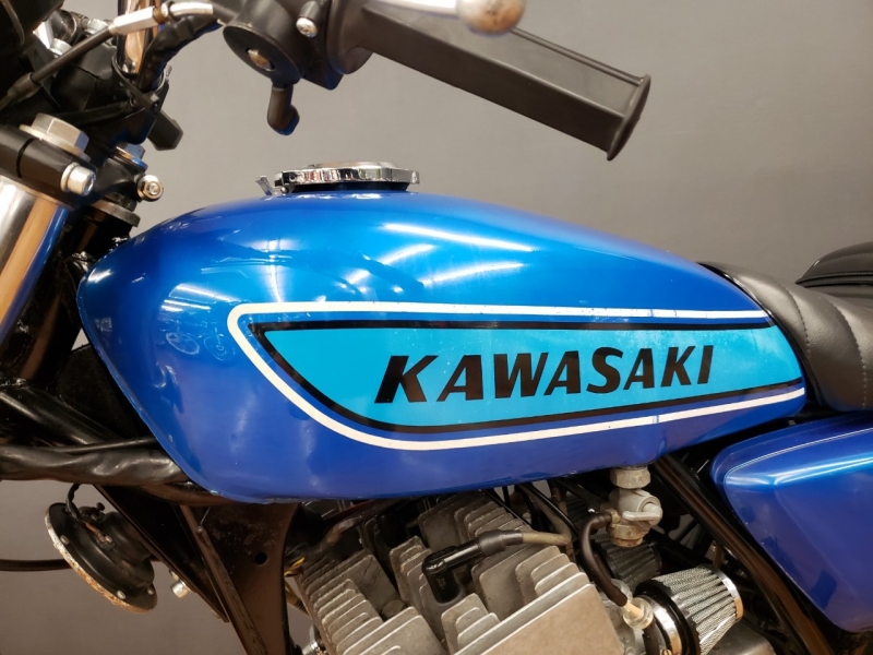 カワサキ 400SS  75年式 オリジナル青刀カラー 17