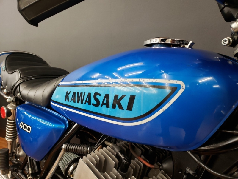 カワサキ 400SS  75年式 オリジナル青刀カラー 4
