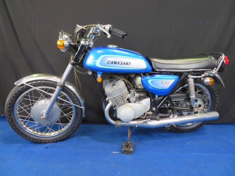 カワサキ 500SS H1A キャンディーブルー 14