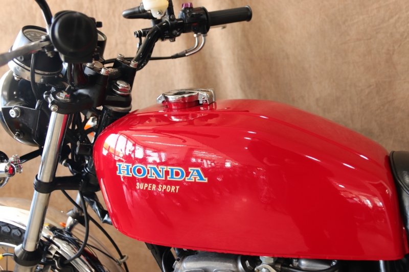ホンダ CB400Four 赤/黒 ショート管仕様 12