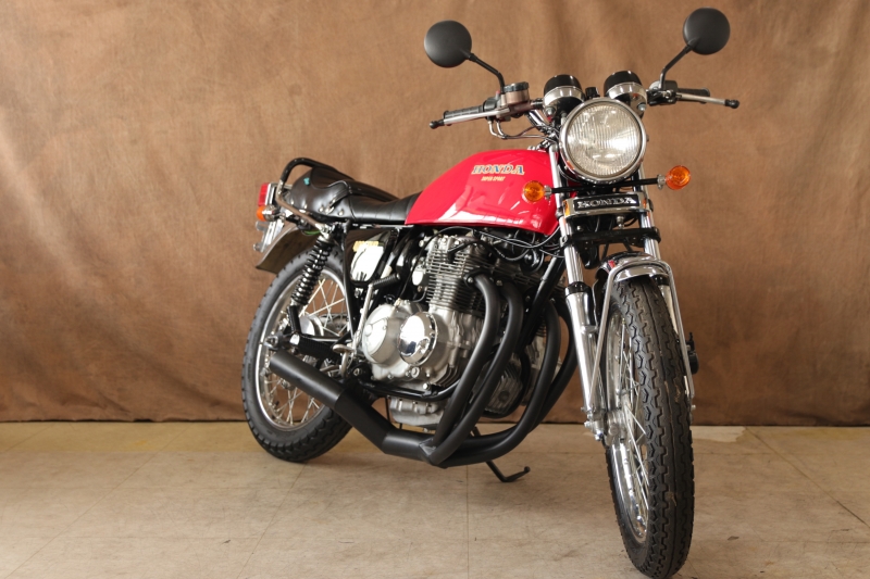 ホンダ CB400Four ライトルビーR. ショート管仕様 9