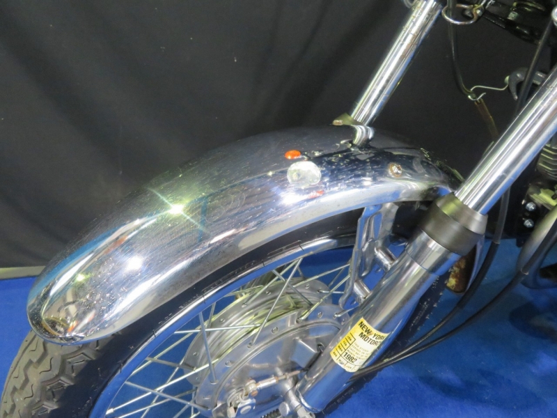 カワサキ 250SS MACH-Ⅰ パールホワイトレインボーx3本チャンバー 15