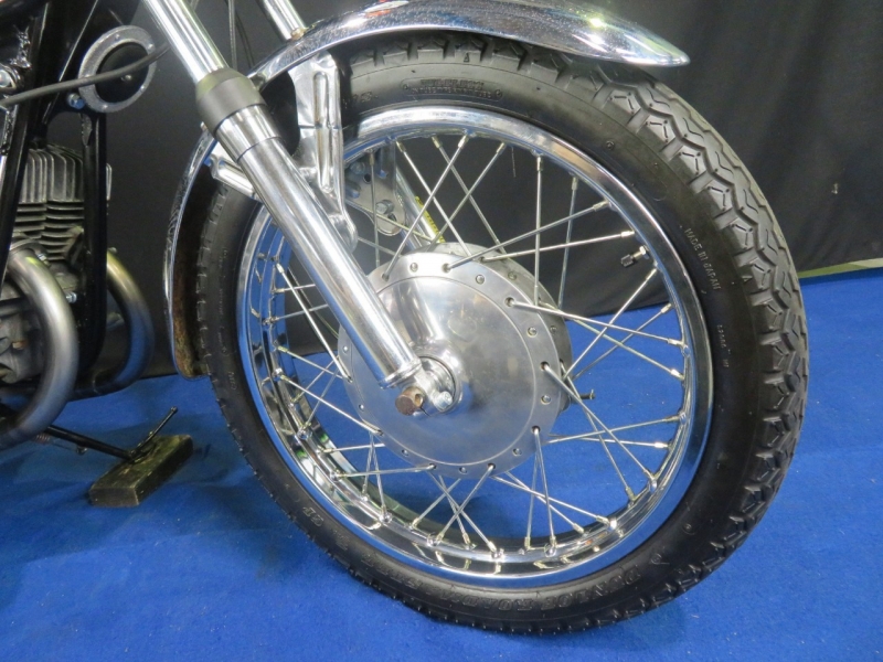 カワサキ 250SS MACH-Ⅰ パールホワイトレインボーx3本チャンバー 3