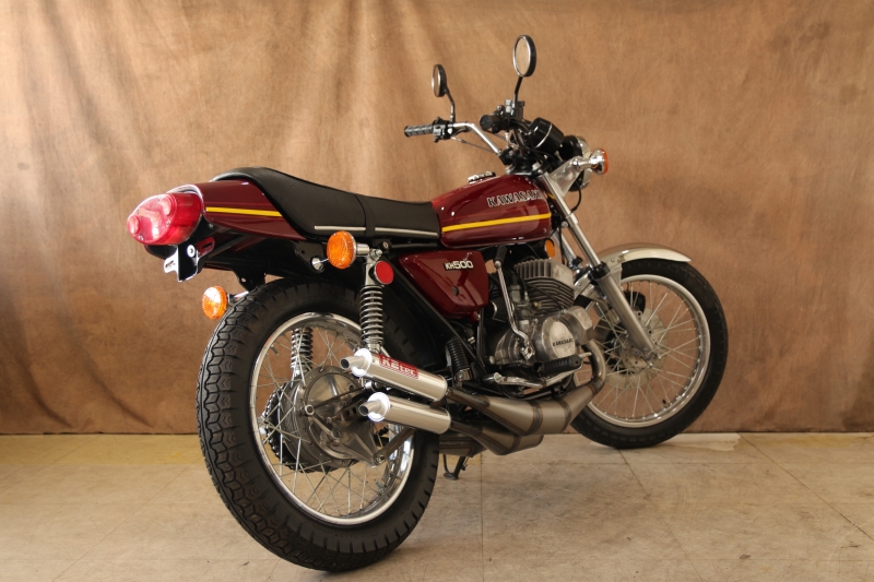 カワサキ KH500(A7) 76年式(75年6月製造) 3本チャンバー 19