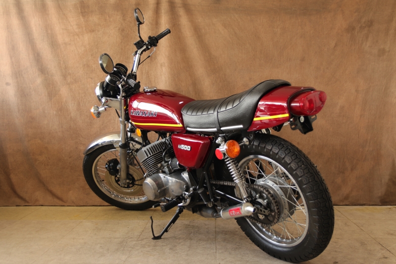 カワサキ KH500(A7) 76年式(75年6月製造) 3本チャンバー 18