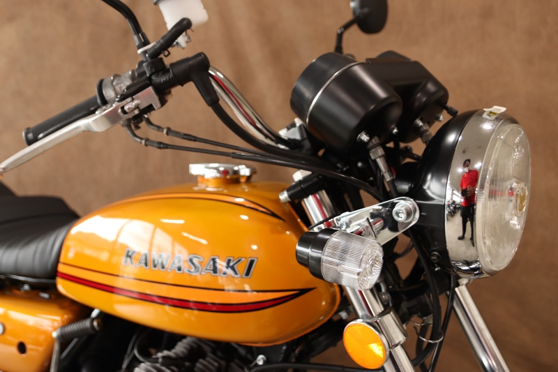 カワサキ 350SS レーシングチャンバーのC.GOLD 2