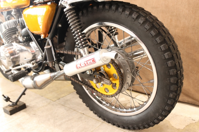 カワサキ 350SS レーシングチャンバーのC.GOLD 17