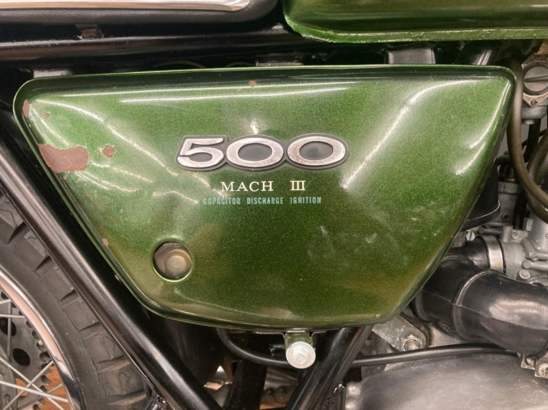 カワサキ 500SS(H1E) 純正ペイント 7