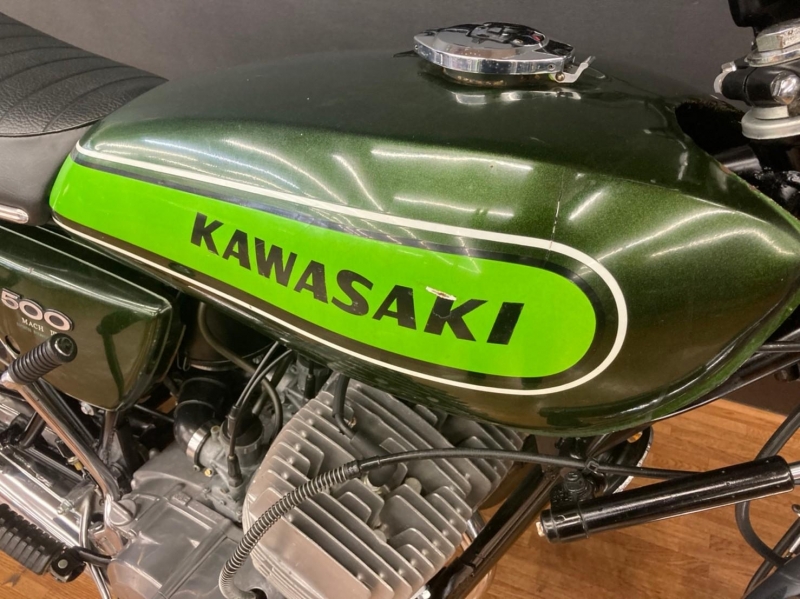 カワサキ 500SS(H1E) 純正ペイント 4