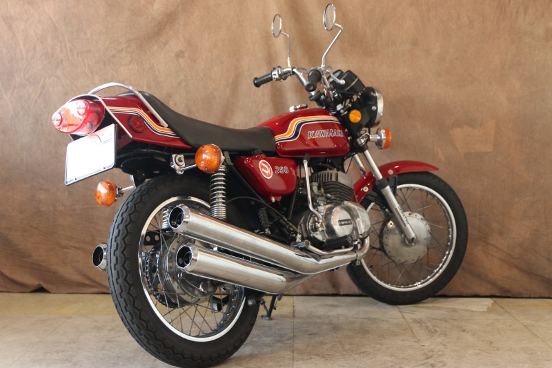 カワサキ 350SS 72年式初期型 映画撮影協力実車 ノーマル車 19