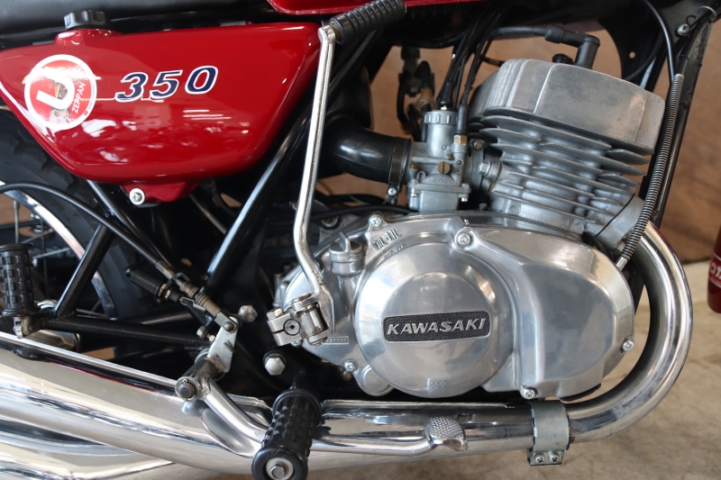 カワサキ 350SS 72年式初期型 映画撮影協力実車 ノーマル車 6