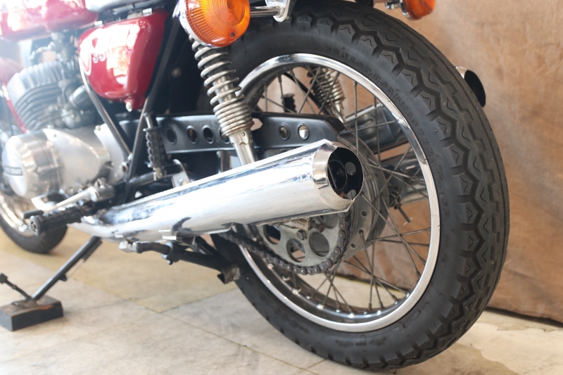 カワサキ 350SS 72年式初期型 映画撮影協力実車 ノーマル車 17