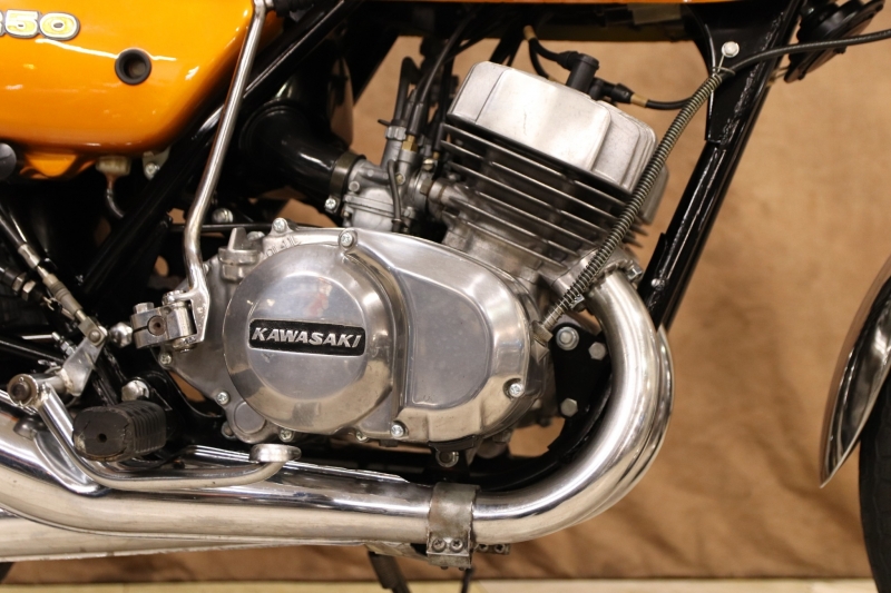 カワサキ 250SS MACH-1 キャンディーGOLDの美車 6