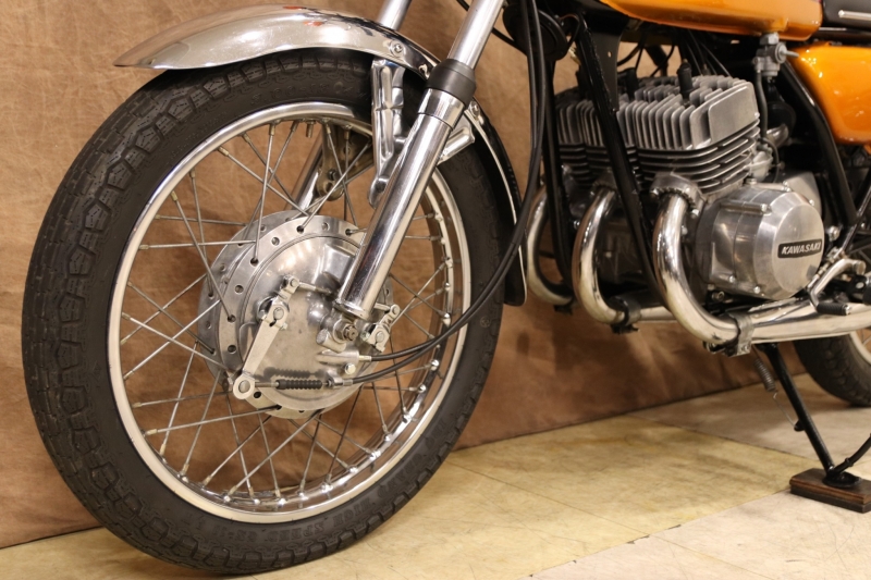 カワサキ 250SS MACH-1 キャンディーGOLDの美車 15