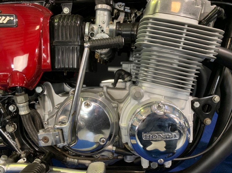 ホンダ CB750Four K6 CANDY ANTARES RED 集合管 8