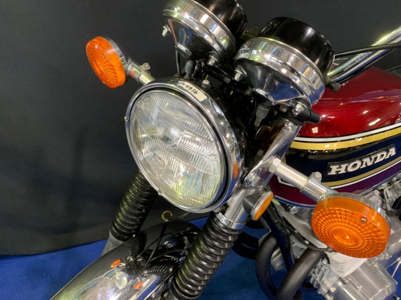 ホンダ CB750Four K6 CANDY ANTARES RED 集合管 16
