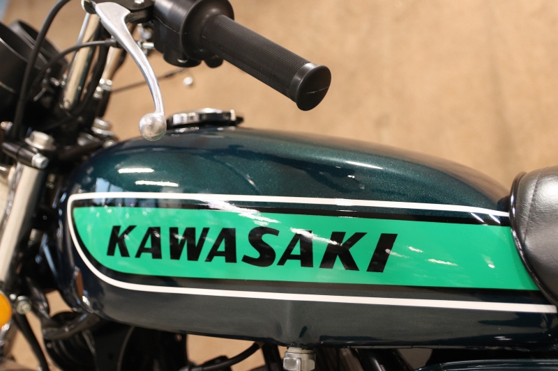 カワサキ 400SS(マッハ2) '75 緑刀のSHOTGUNチャンバー 11