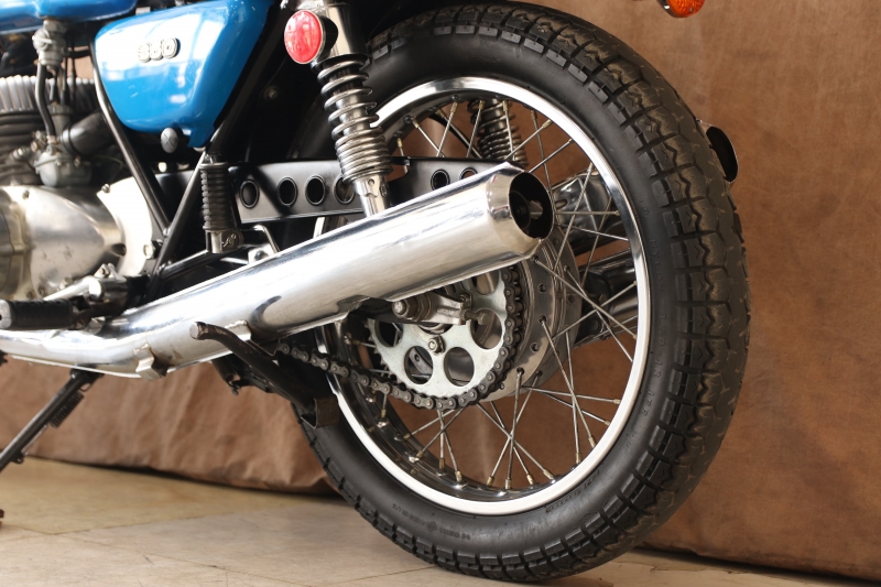 カワサキ 350SS 73年式 BLUE MACH コンテナ入荷映像あり! 17