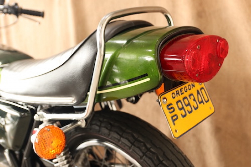 カワサキ 500SS(H1D) オリジナルペイントCANDY GREEN 14